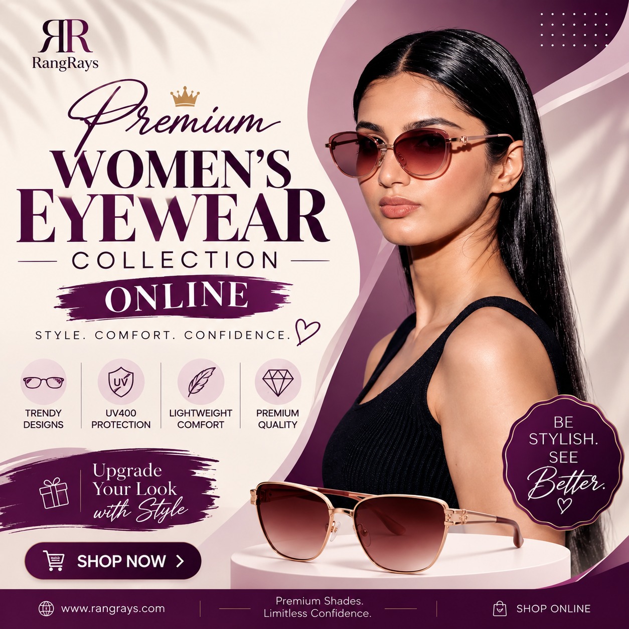 Premium Women's Eyewear Collection Online — Freeimage.host