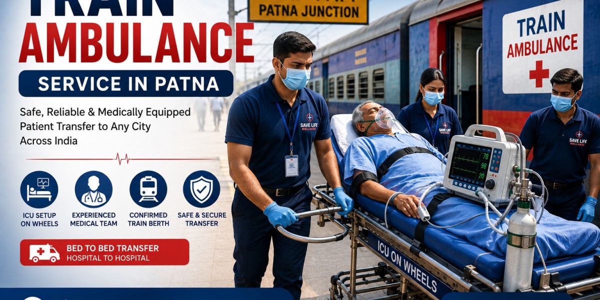 Train Ambulance Service in Patna: Safe & Reliable Long-Distance Patient Transfer