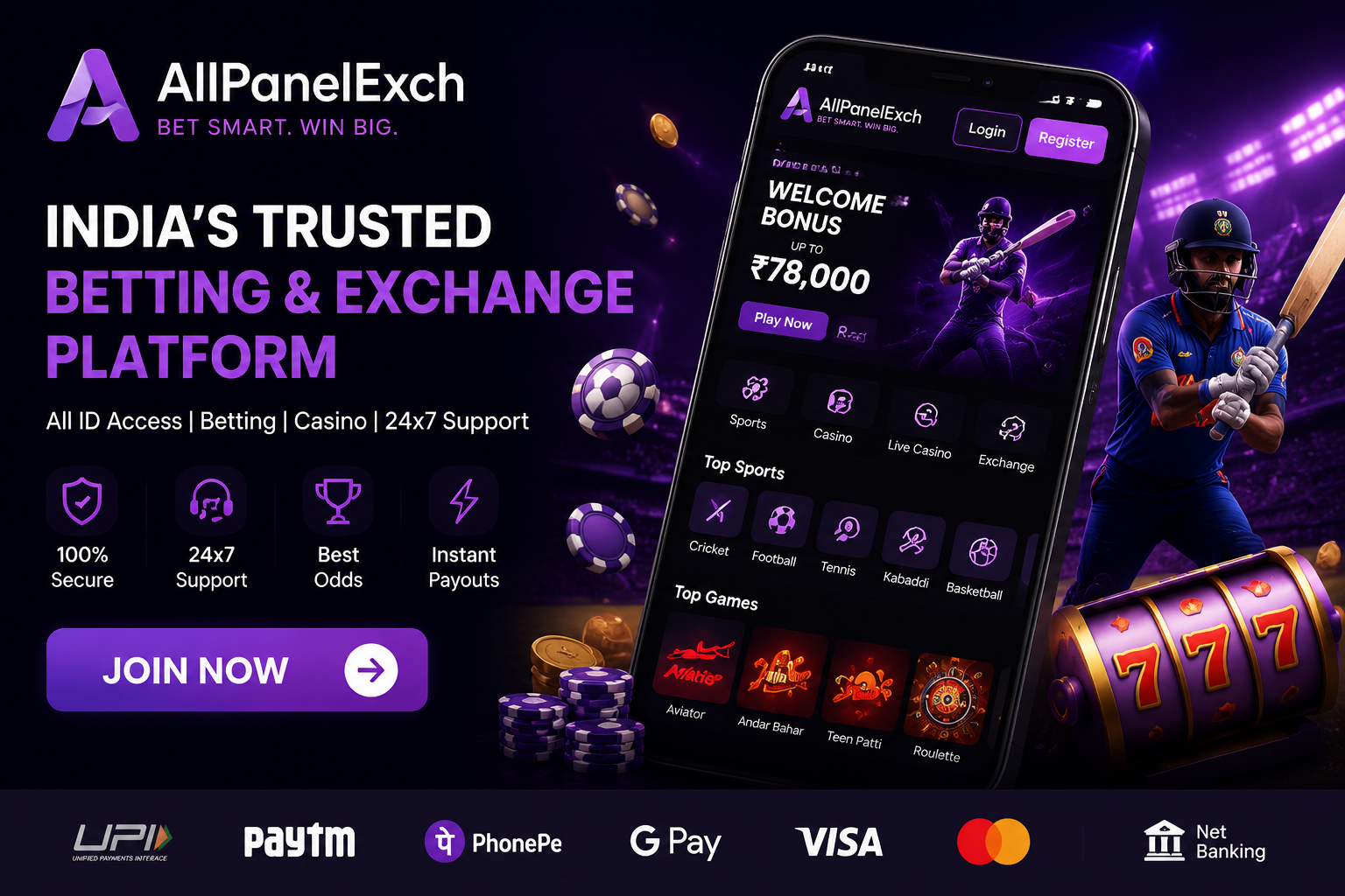 AllPanelExch | Get ID, App Login & All Panel Exchange