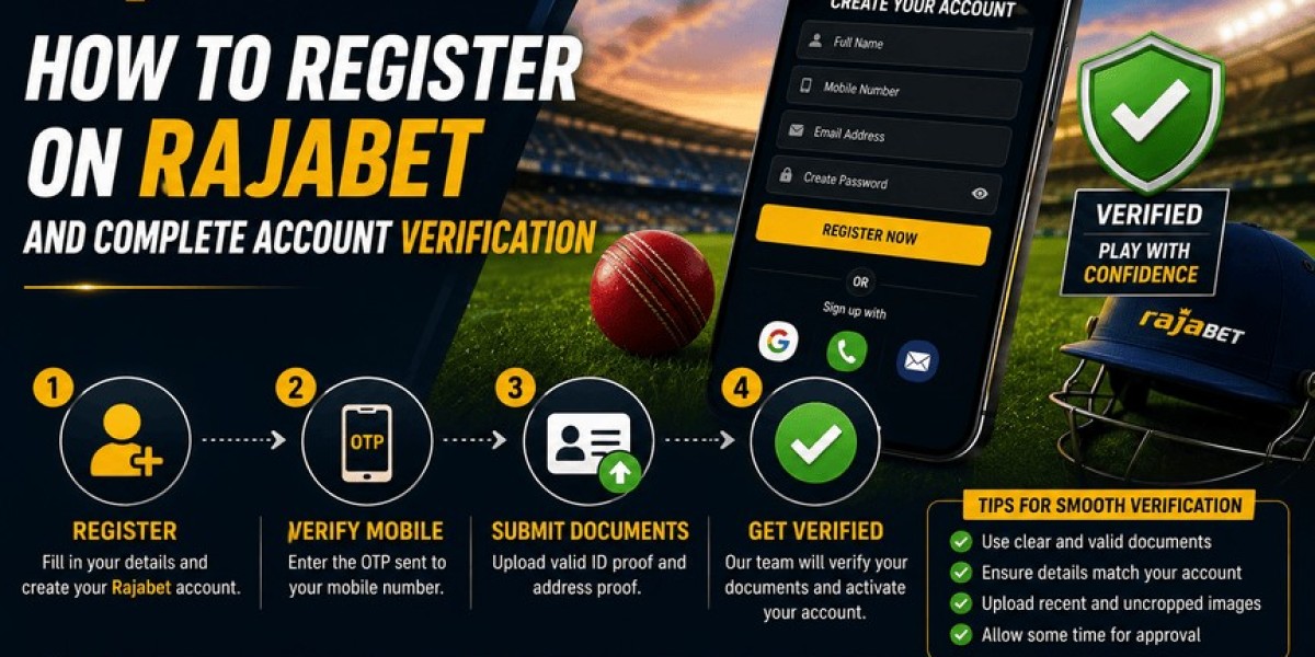 How to Register on Rajabet and Complete Account Verification