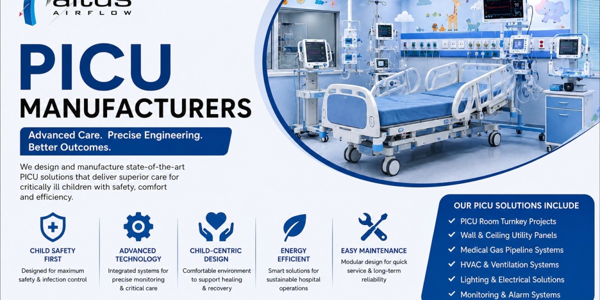 How do PICU Manufacturers support pediatric critical care?