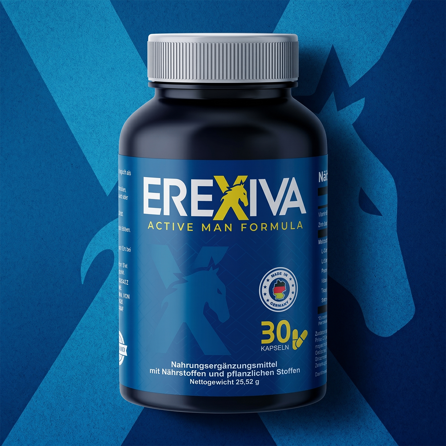 Erexiva - Premium Virility Blend with Active Man Formula | Daily Supplement