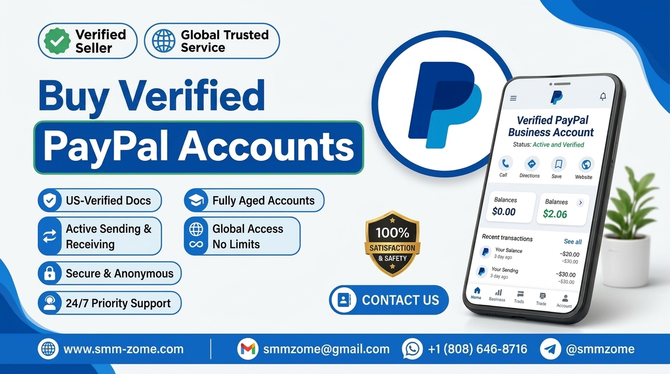 Buy Verified PayPal Accounts for Secure… | smm-zome