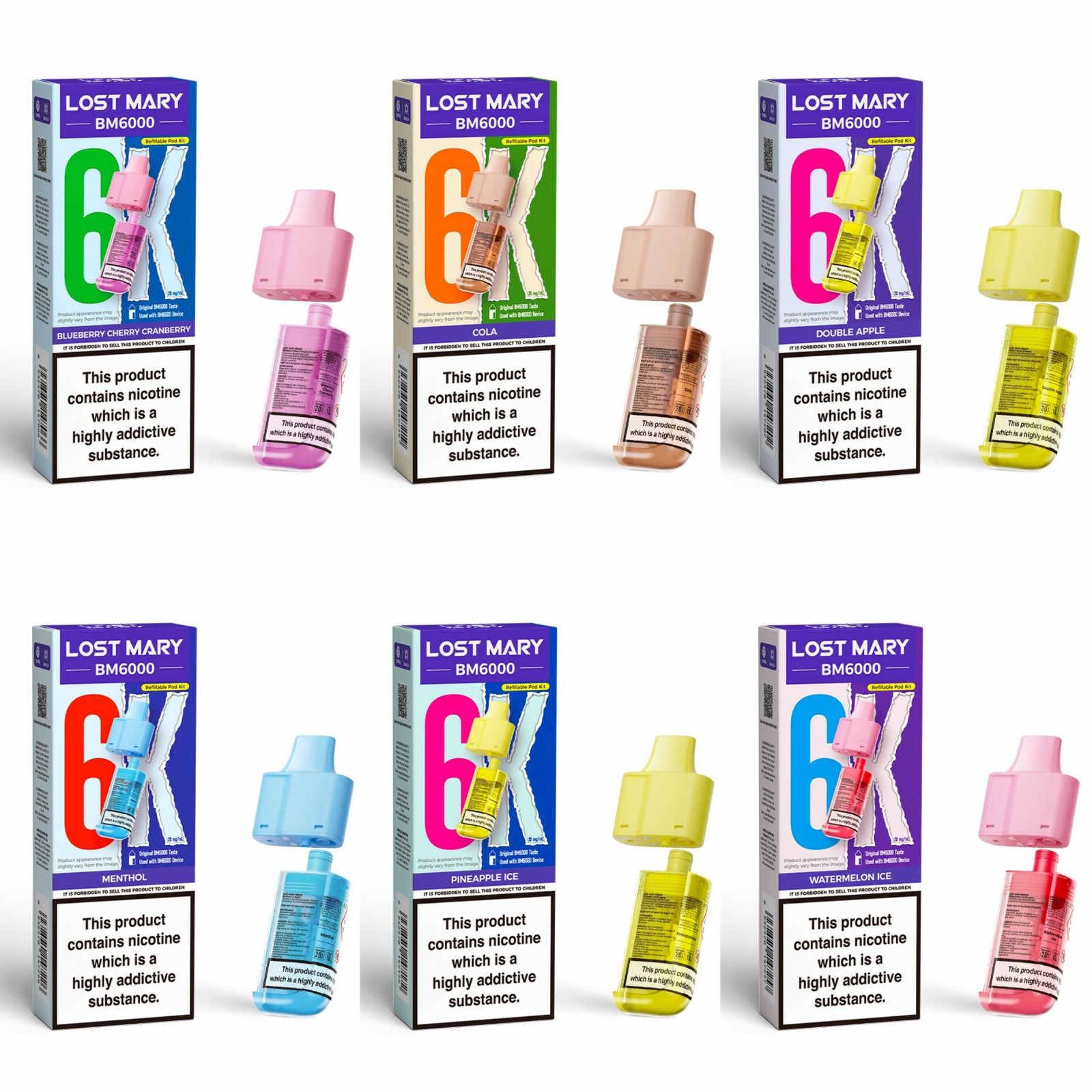 Lost Mary BM6000 Prefilled Pod | E-Cig Clouds