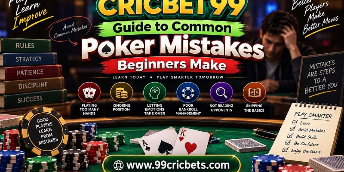 Cricbet99 Guide to Common Poker Mistakes Beginners Make