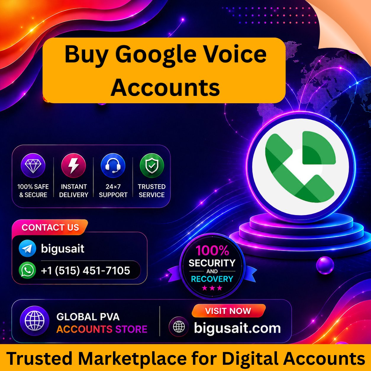 Buy Google Voice Accounts - Big USA IT