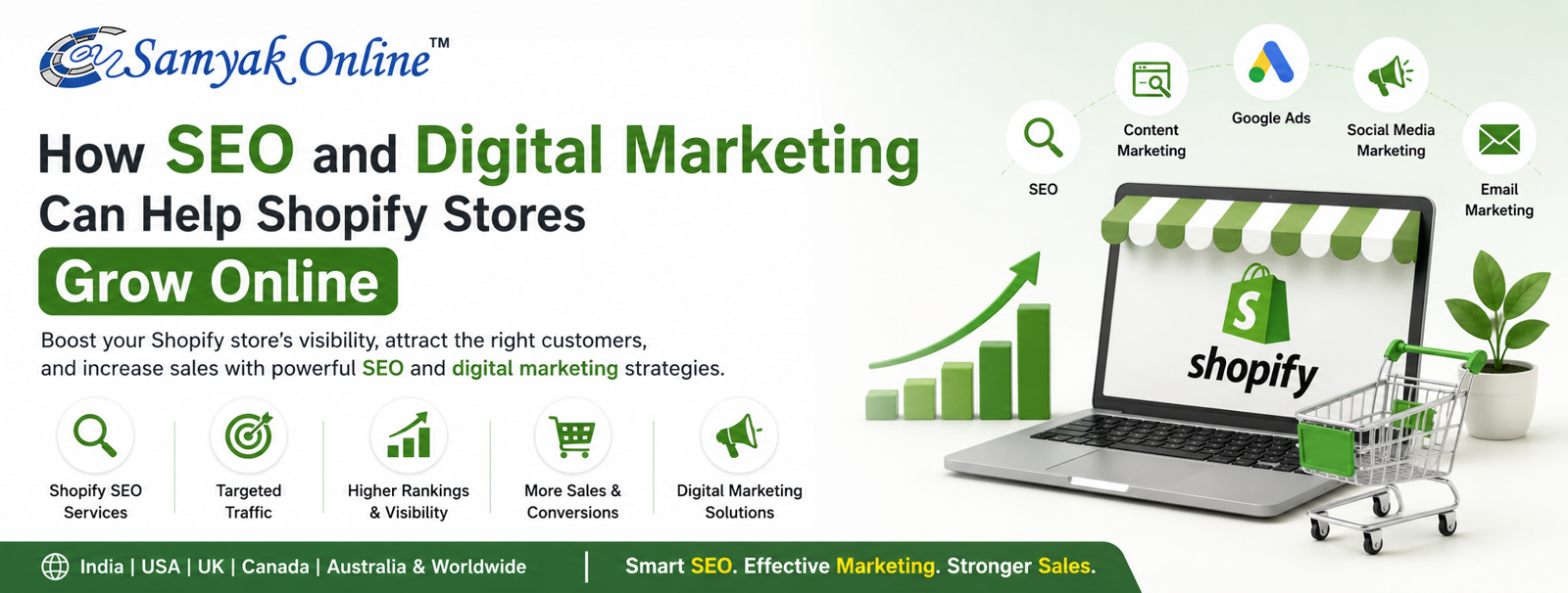 How SEO and Digital Marketing Can Help Shopify Stores Grow Online