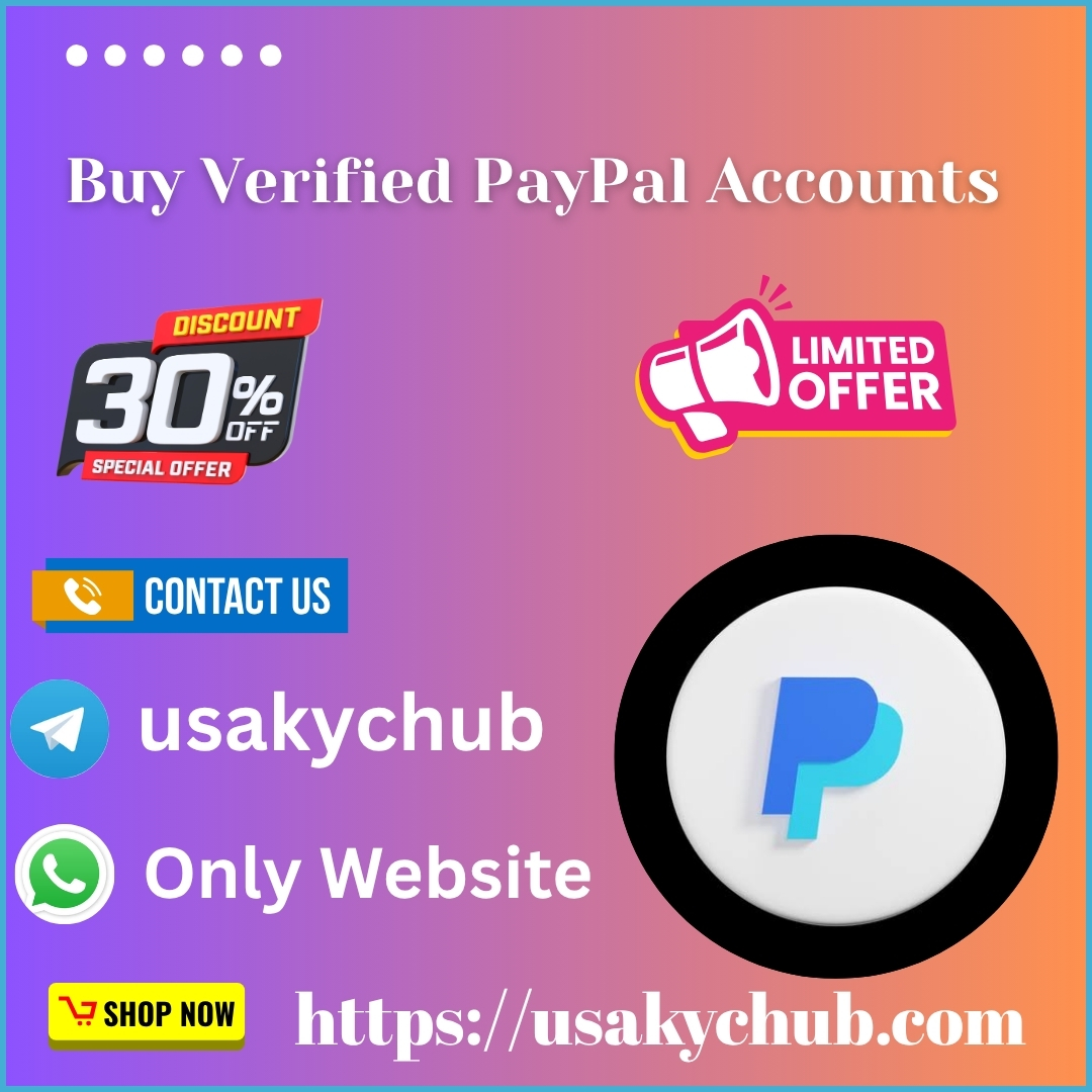 Buy Verified PayPal Accounts - 100% Securely Old PVA & Aged.
