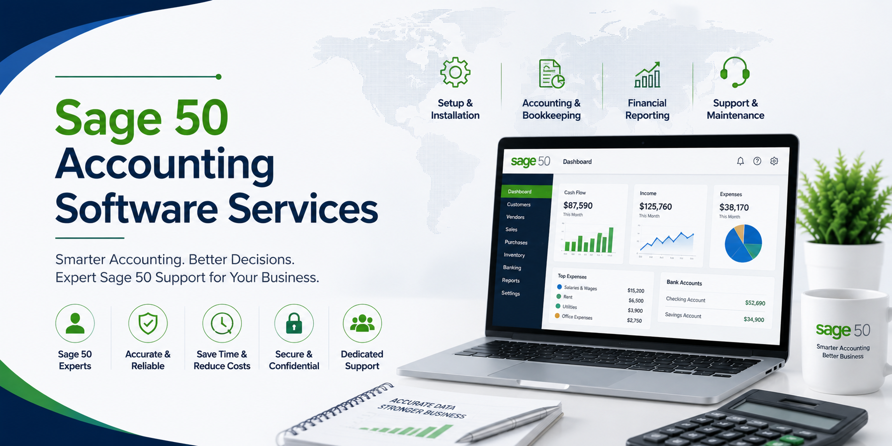 Sage 50 Accounting Software Services - GPMJ Global
